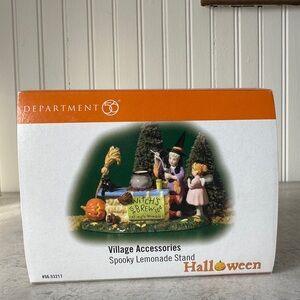 Dept 56 Snow Village Halloween Accessory Spooky Lemonade Stand #56.53217 New